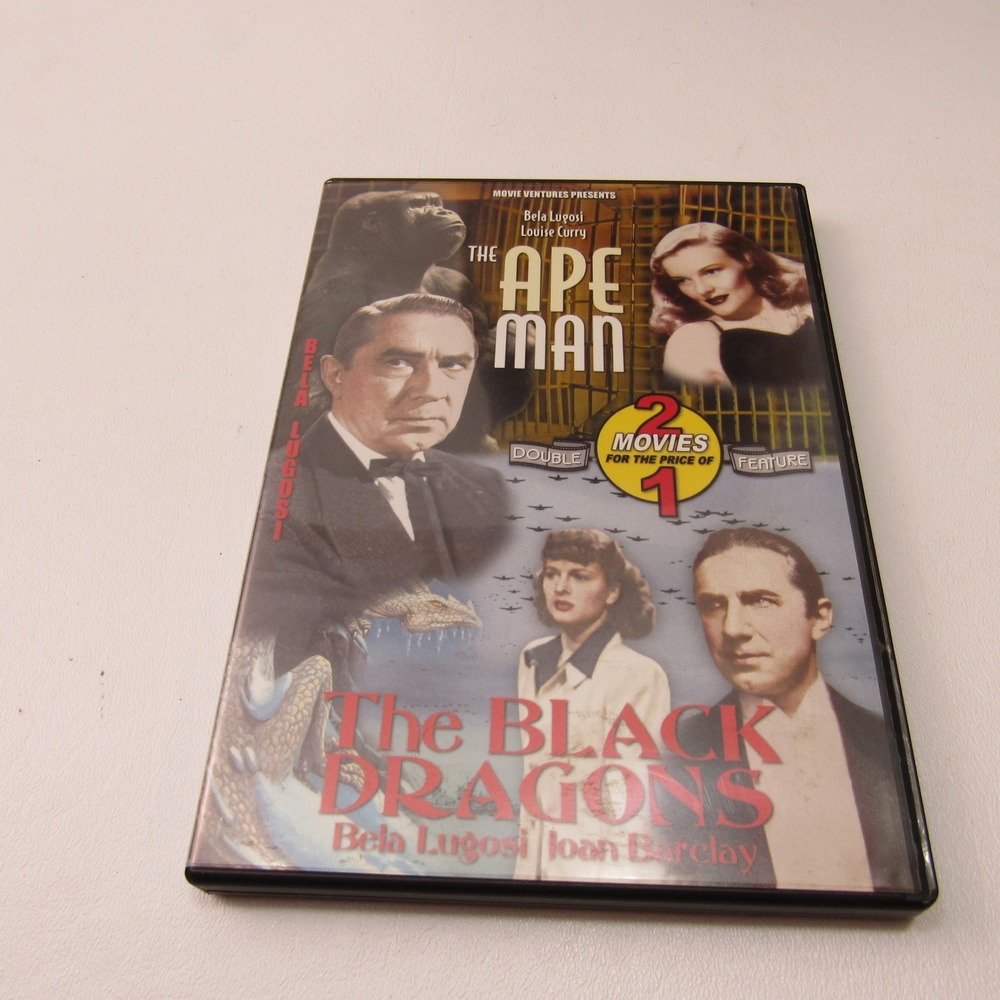 The Ape Man / The Black Dragons DVD Bela Lugosi Double Feature‎ Horror